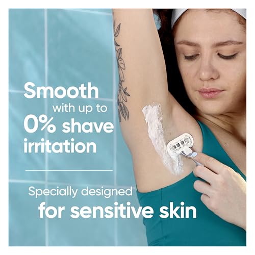 Gillette Venus Extra Smooth Sensitive Razor Blade Refills - 6 Count, Compatible with Venus Handles