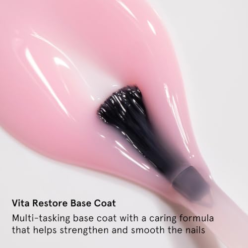 Vita Restore Nail Strengthening Base Coat - Soft Rose, 0.5 Fl Oz
