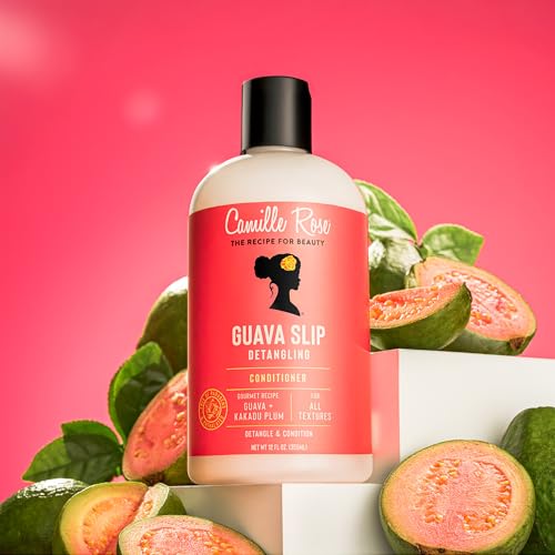 Camille Rose Guava Slip Detangling Conditioner 12oz Pack of 6 - Deep Moisture for Curly & Coily Hair
