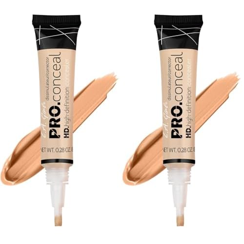L.A. Girl HD Pro.Conceal, Light Ivory GC970 (Pack of 2)