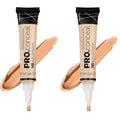 L.A. Girl HD Pro.Conceal, Light Ivory GC970 (Pack of 2)