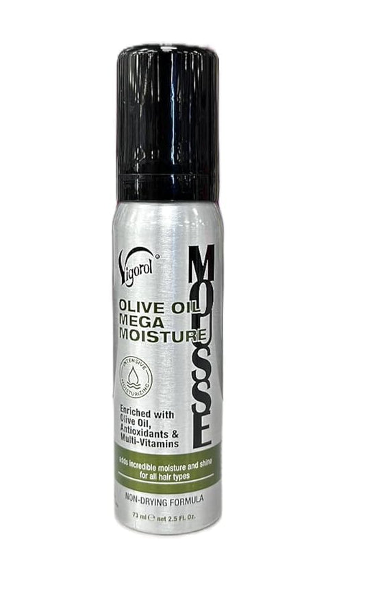 (4PACK) VIGOR0L Olive Oil Moisture Mousse, 2.5 OZ, Travel Size