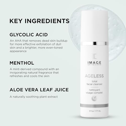 IMAGE Skincare Ageless Facial Cleanser - Gentle Hydrating Face Wash 6 oz