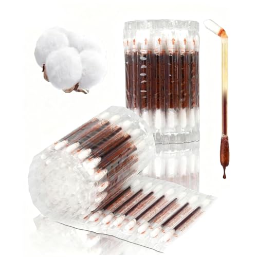 Iodine First Aid Swabs Sterile Disinfection Cotton Sticks, Single-Use Portable Wound Care for Home, Travel, Camping & Minor Injuries (Pack of 200)