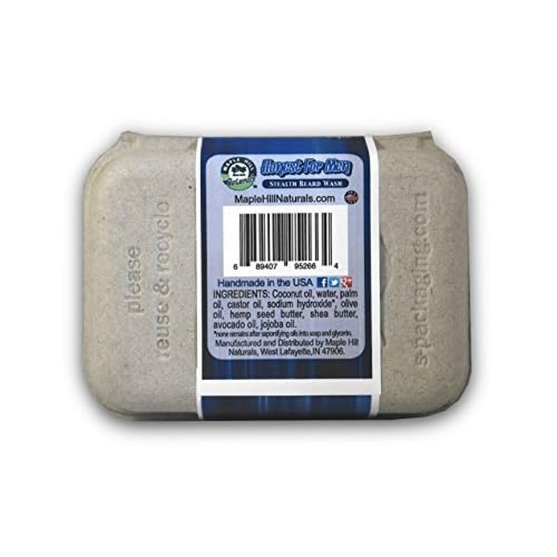 Honest For Men Stealth Beard Wash - 100% All Natural Ingredients - Best Beard Shampoo and Conditioner for a Healthy Beard - Hand Crafted in U.S.A.