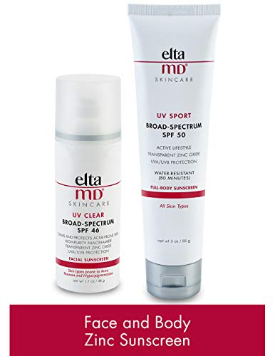 EltaMD Mineral Sunscreen Face & Body SPF 9% Zinc Oxide, Water-Resistant