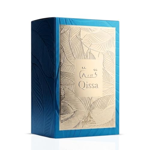 Paris Corner Qissa Blue Eau de Parfum Spray 100ml - Bold Citrus-Woody Scent