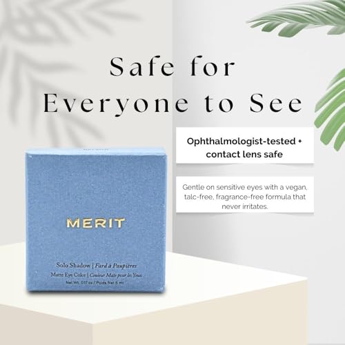 MERIT Solo Shadow Cream-to-Powder Soft Matte Eyeshadow Vachetta