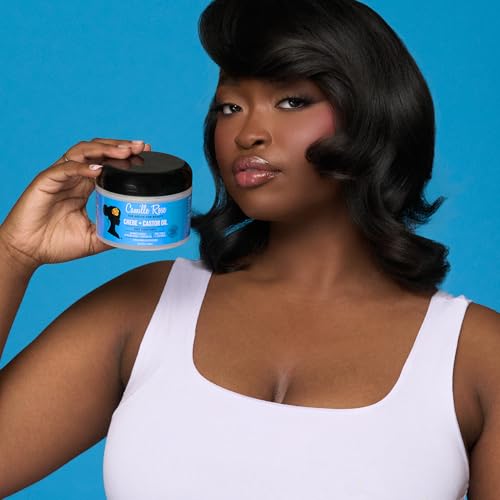 Camille Rose Deep Conditioner Set - Black Castor Oil & Chebe for Curly Hair 8 Oz x 2