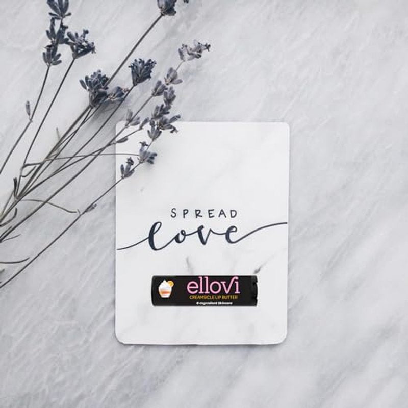 Ellovi Natural Lip Butter Lip Balm - Coffee - Pure Enough to Eat - Made With Just 6 Vegan Ingredients - 100% Natural & Organic Moisturizing Lip Care for All Day Hydration (4-Pack)