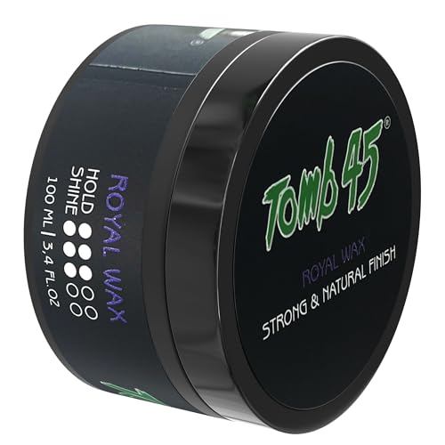 Tomb 45 Royal Wax – 3.5oz per Pack (Pack of 2) Hair Wax