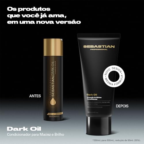 Sebastian Dark Oil Lightweight Conditioner - 6.7 Fl Oz, Silky Shine & Detangle