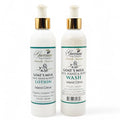 Goat Milk Body Lotion & Face & Body Wash Set - Island Citrus Scent, 8oz Each
