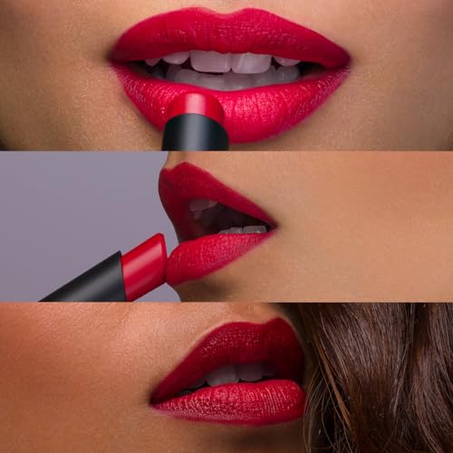SUGAR Cosmetics Nothing Else Matter Longwear Lipstick With Premium Matte Finish - 18 Scarlet Letter (Pure Red) Matte Finish, Water-Resistant, Longlasting, Paraben Free