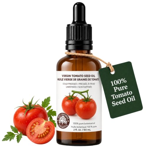 Tomato Seed Oil for Skin & Hair - Unrefined Moisturizer 2 oz - Eczema Acne