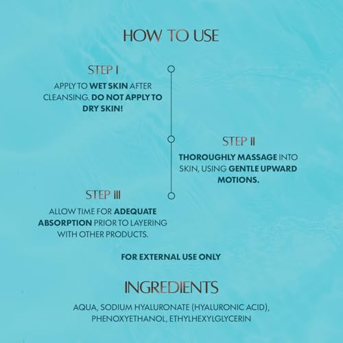 Hydrating Hyaluronic Acid Serum for All Skin Types - Plumping & Smoothing