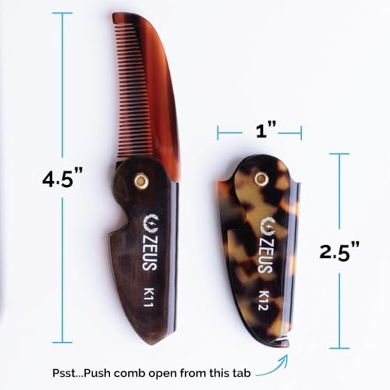 2 Straight Razor For Men (Red Black), 100 GTEX Premium Blades (Japanese Steel) - 2Pack Straight Edge Razor 100 Platinum Razor Blade - Navajas Para Barbero - Barber Razor For Men, Beard Razors