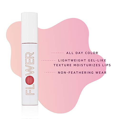 FLOWER BEAUTY By Drew Barrymore Bitten Lip Stain - Long-Lasting Color - Hydrating + Water-Based Formula - Gel-Like Texture - (Sweet)