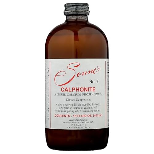 Sonne's Calphonite Liquid Calcium Phosphorus, 15 Fluid Ounce