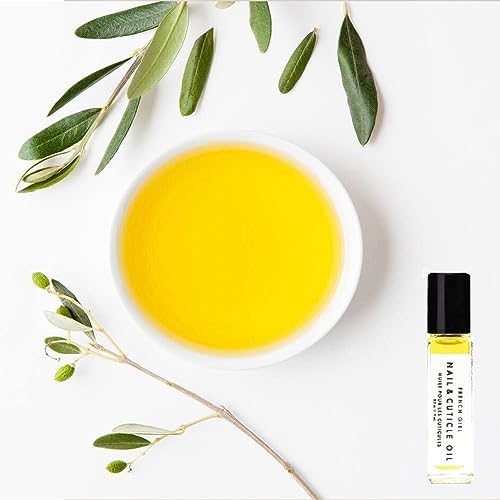 Nail & Cuticle Oil - Hydrating Nail Strengthener & Growth Treatment, Vegan, 0.3 oz
