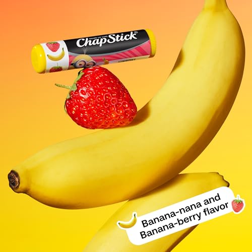 ChapStick Lip Balm, Minions Banana Variety Pack (9 Sticks), Party Favors for Kids, Stocking Stuffers, 0.15 Oz Ea