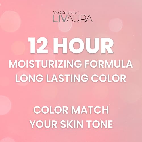 MOODmatcher LIVAURA Long Lasting Twist Stick Lipstick for Women ? Color Changing Moisturizing Cream Lipsticks, Smudge Proof Lip Stick, Easy to Apply Lip Makeup, Made in USA (Orange)