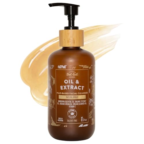 Gentle Botanical Face Cleanser with Vitamin C & Seaweed – Sulfate-Free Daily Facial Wash, 8.5 fl oz