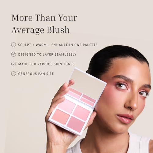 LITHE Blush Sunset Palette - 4 Natural Eyeshadow Shades for All Skin Tones