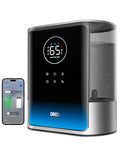 DREO 8L Smart Humidifier for Large Rooms, Warm & Cool Mist, Silver