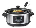 Hamilton Beach 6 Qt Set & Forget Programmable Slow Cooker - Stainless Steel