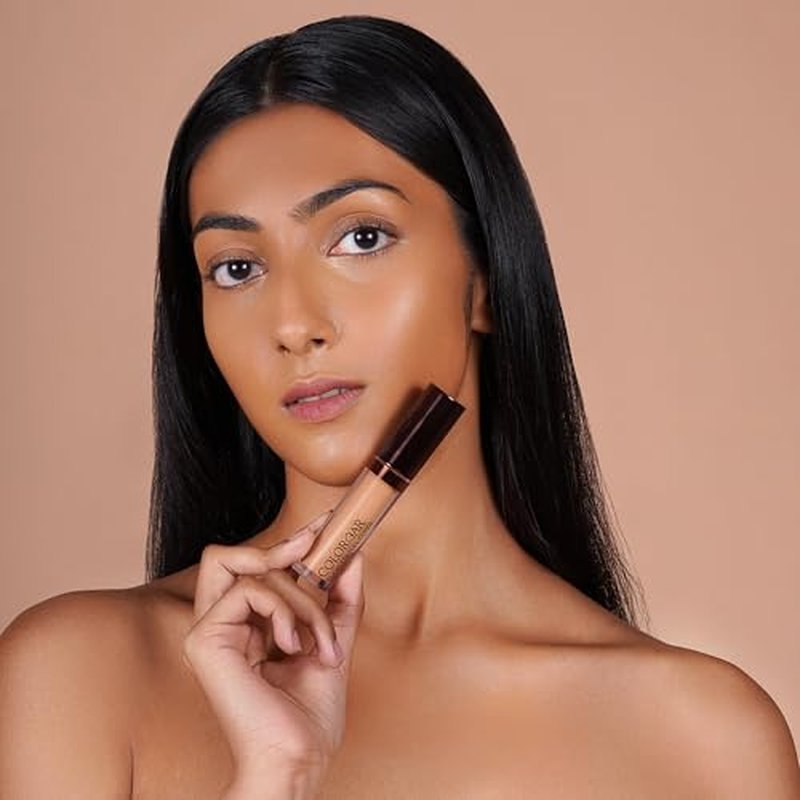 Colorbar Flawless Full Cover Concealer - Face Makeup Concealer with Liquid-to-Powder Formula - Hides Scars and Discoloration - 002 Chiffon - 0.2 oz