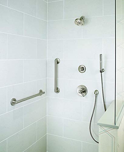 24-Inch Stainless Steel Bathroom Grab Bar with Concealed Mounting