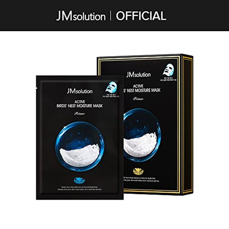 JMsolution ACTIVE BIRDS' NEST MOISTURE MASK (Pack of 10)