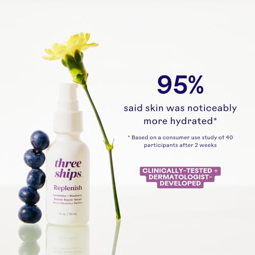 Replenish Ceramides Blueberry Barrier Repair Serum - Hydrating Face Treatment