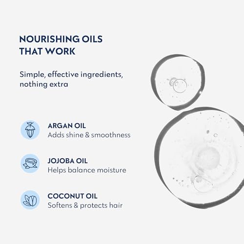 No Nothing Lightweight Frizz Control Hair Oil Serum for Smooth, Shiny Hair