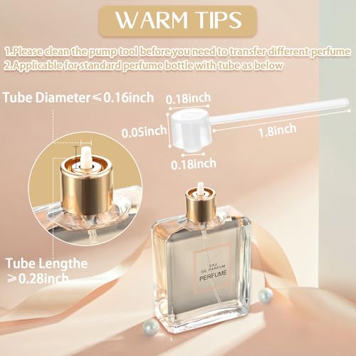 Honeydak 7-Pack 20ml Refillable Travel Perfume Atomizer Bottles with Pump Transfer Tools