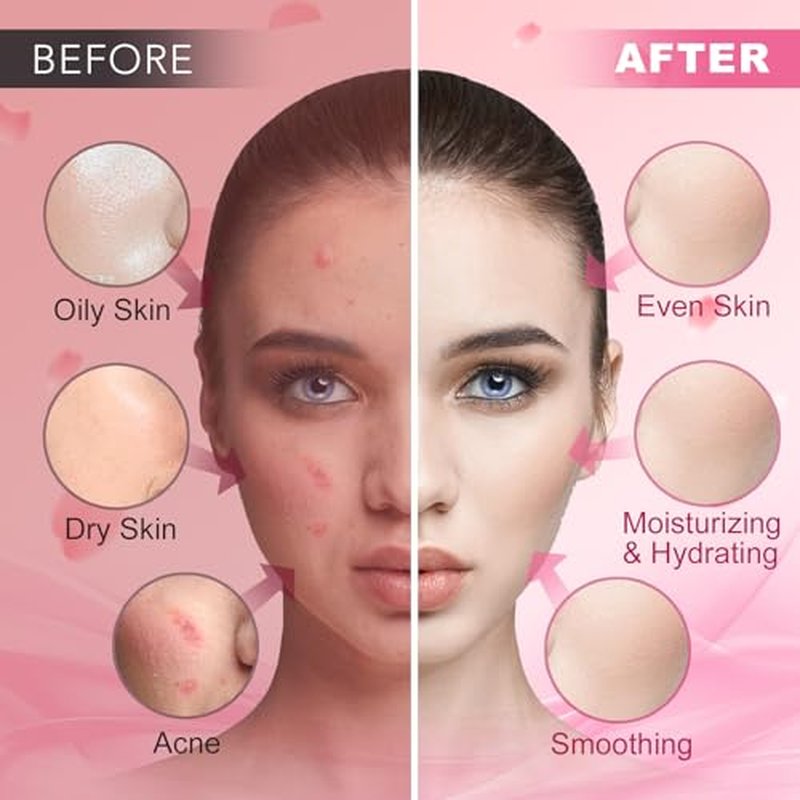 Jelly Mask for Facials Professional, Hydrating & Moisturizing Peel-Off Natural Gel Face Mask SkinCare, Professional Spa Use Jelly Face Masks, Deep Hydration & Glow 23 Fl Oz (Bulgarian Rose)