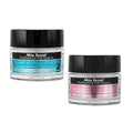 Mia Secret Clear Acrylic Nail Powder With Multibalance Natral Pink Acrylic Powder - 1/4 oz.