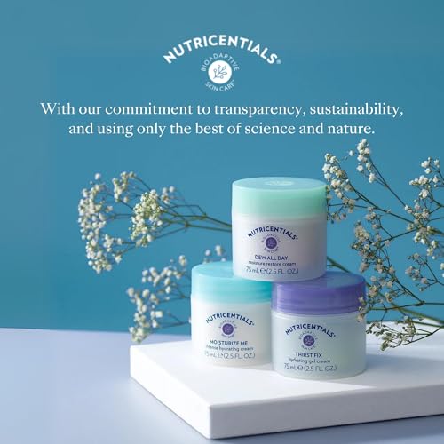 Nu Skin Moisturize Me Intense Hydrate Cream 2.5 fl oz - Nighttime Restoration with Bioadaptive Botanicals, Aloe, Pistachio Nut Oil, and Vitamin E - Wake Up to Refreshed, Soft, Smooth Skin