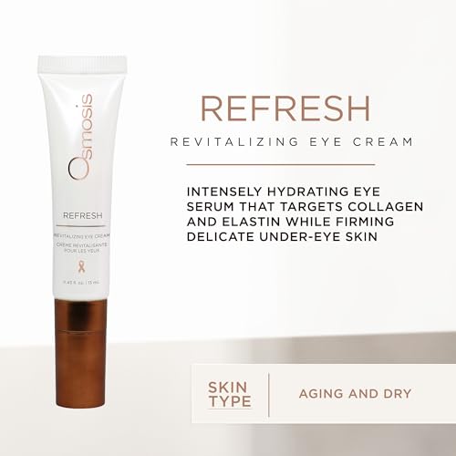 Osmosis Refresh Eye Cream for Puffiness & Fine Lines - Peptides, 0.43 Fl Oz