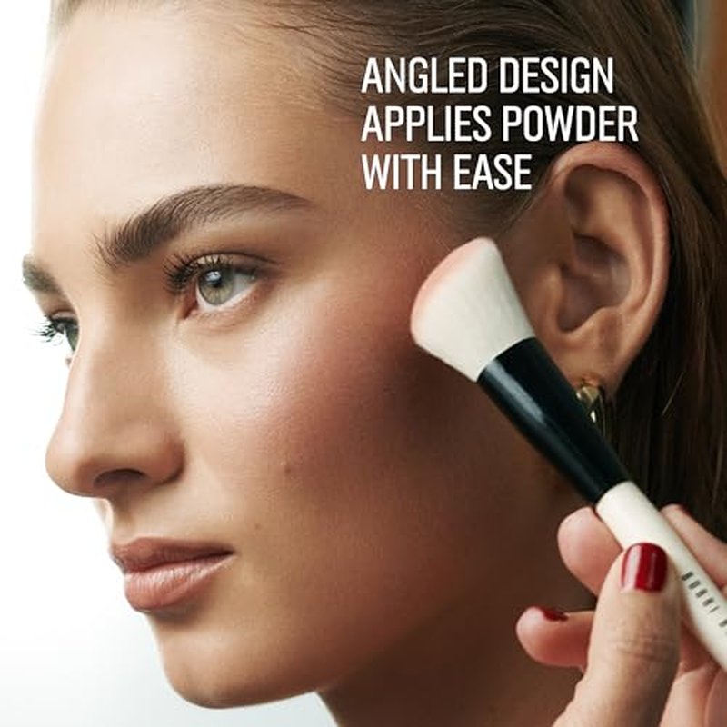 Bobbi Brown Cheek & Powder Brush | Multi-Purpose Brushes for Blending Blush, Bronzer or Powder for Seamless Application