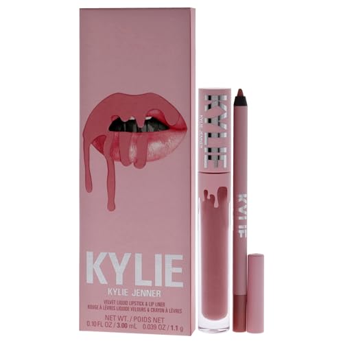 Velvet Lip Kit - 705 Charm by Kylie Cosmetics for Women - 2 Pc 0.10 oz Velvet Liquid Lipstick, 0.03 oz Lip Liner