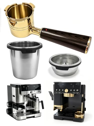 Double & Luxe Basket Portafilter for Ninja Luxe Café Espresso Machines