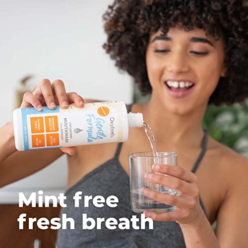 Gentle Unflavored Mouthwash for Sensitive Gums & Teeth - 16 oz Pack of 2 - Alcohol-Free, Zero Mint, Flavor Free
