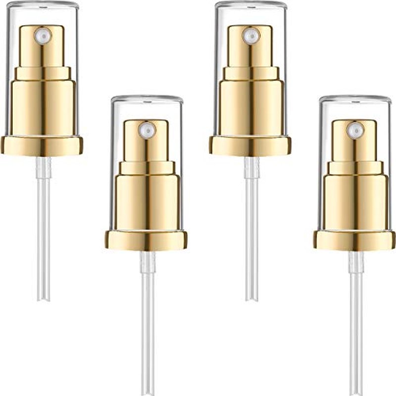 4 Pieces Replacement Foundation Pumps for Double Wear Foundation, Gold