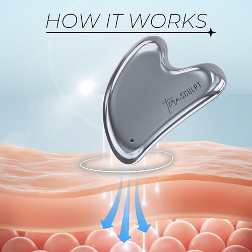 Terahertz Gua Sha Tool for Facial & Body Sculpting - Lymphatic Drainage & Anti-Aging