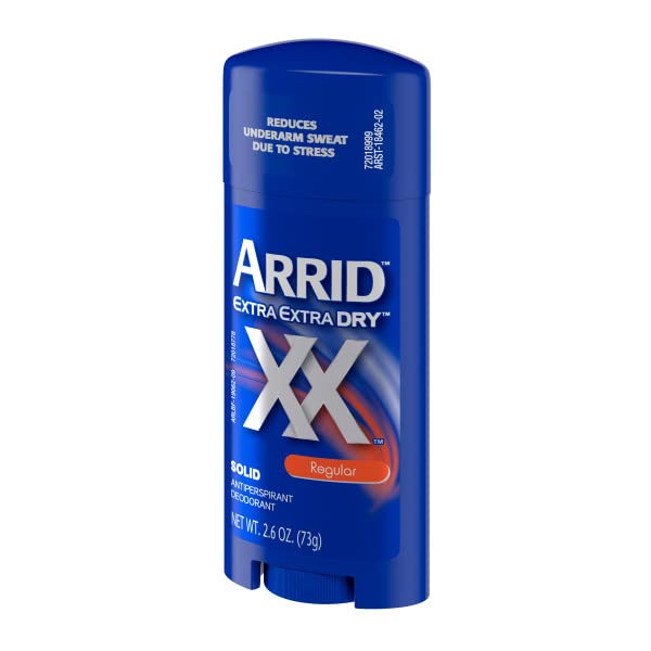 Extra Extra Dry Solid Antiperspirant Deodorant for Underarm Odor & Wetness Protection