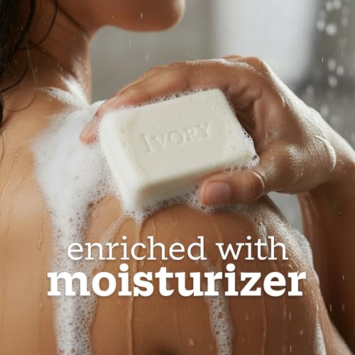Ivory Gentle Bar Soap Pack of 100 - Original Scent, 3.1 oz, Plant-Based, Hypoallergenic