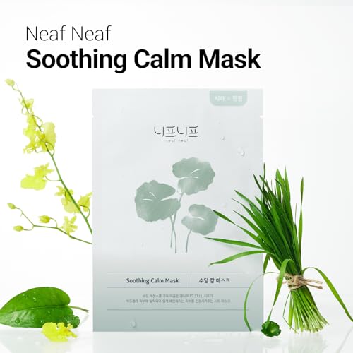 Soothing Calm Mask, Overnight Face Mask for Ultra-Hydration. Reducing Sensitive Skin's Redness, Strengthens Moisture Barrier, Korean Skincare (30g x 5ea)