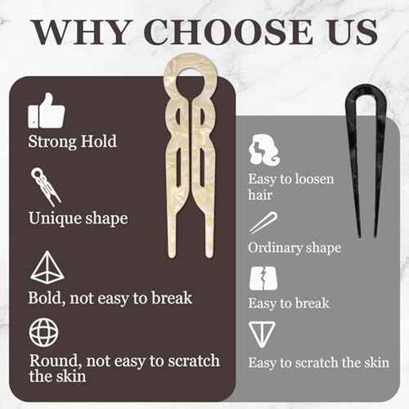 4 PACK Lialys Hair Pin for Women - Elegant Hair Accessories for Women,Valentines Christmas Wedding Prom Decorative accessories,Suitable for All Hair Types (A)